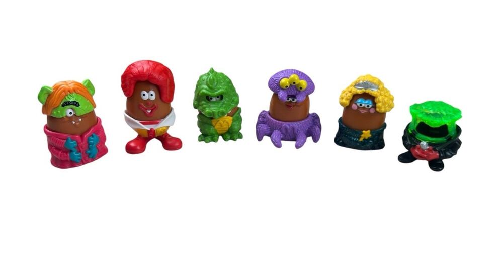 Set Of 5 McDonalds Halloween McNugget Nuggets Happy Meal Toys 90’s READ